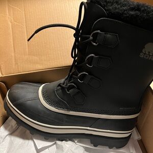 Sorel Black Waterproof Winter Boots
